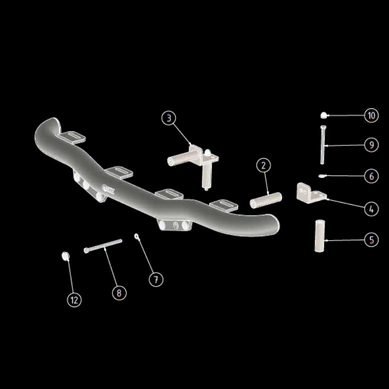 Q-LIGHT Mercedes Sprinter 18+ Frontbar for 4pcs auxiliary lights