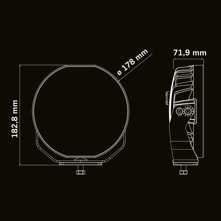 Skylord EXP Driving Light (7")