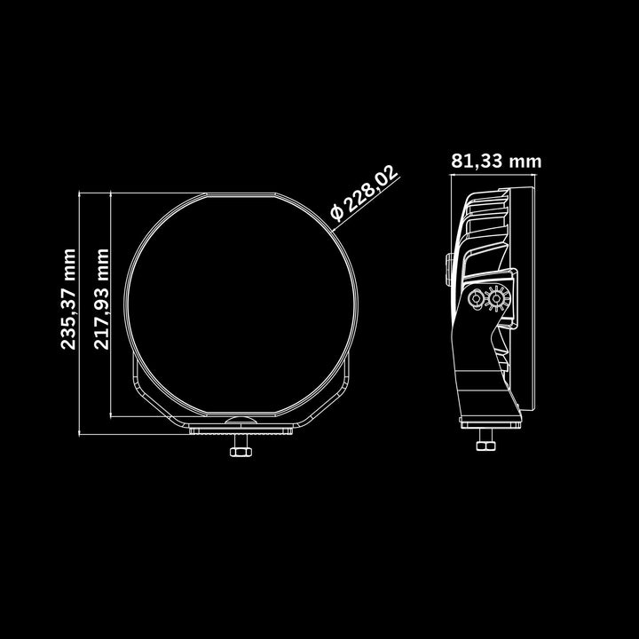 Skylord EXP Driving Light (9")
