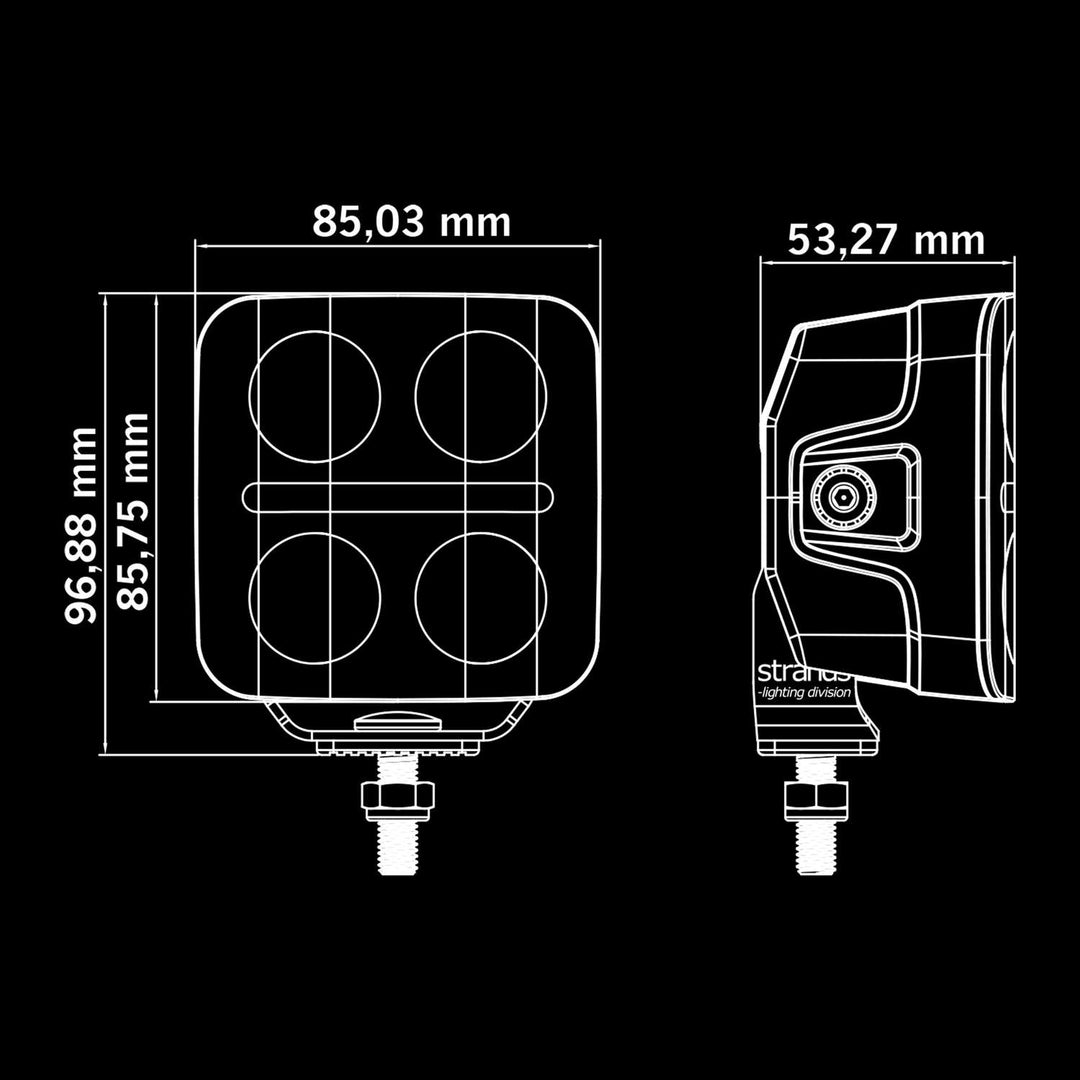 NUUK D-LINE QBA DRIVING LIGHT 3″