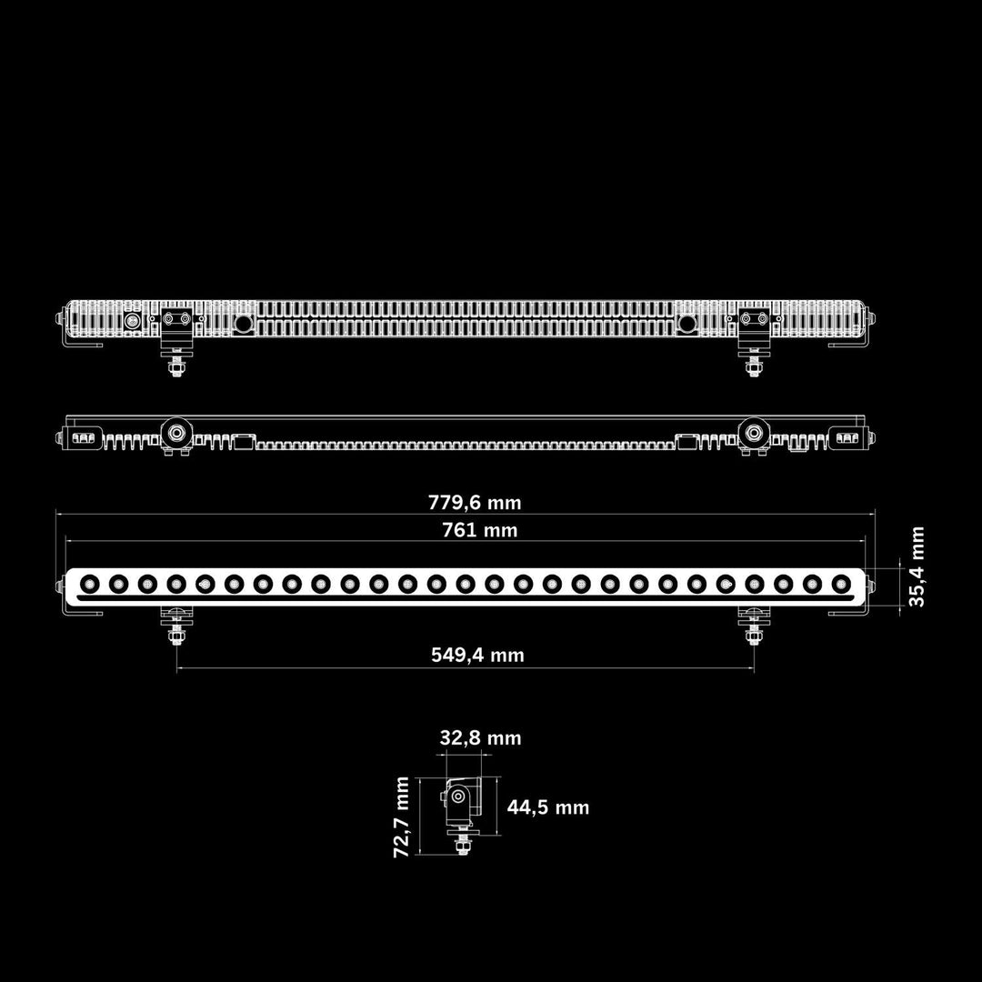 NUUK D-LINE LED BAR (10"-40")