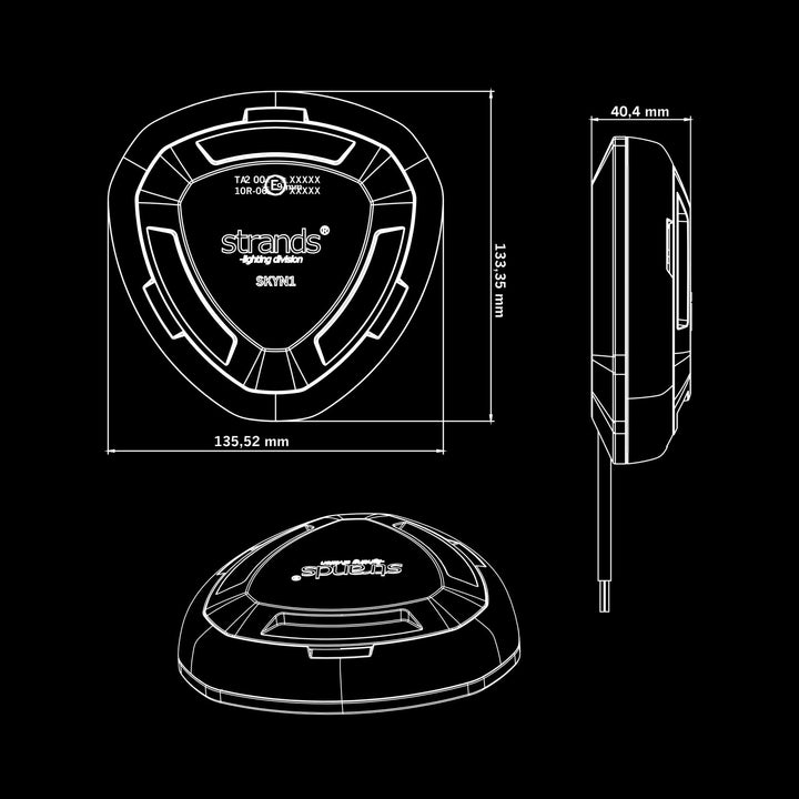 SKYLORD EXP WARNING LIGHT BEACON POLE MOUNT