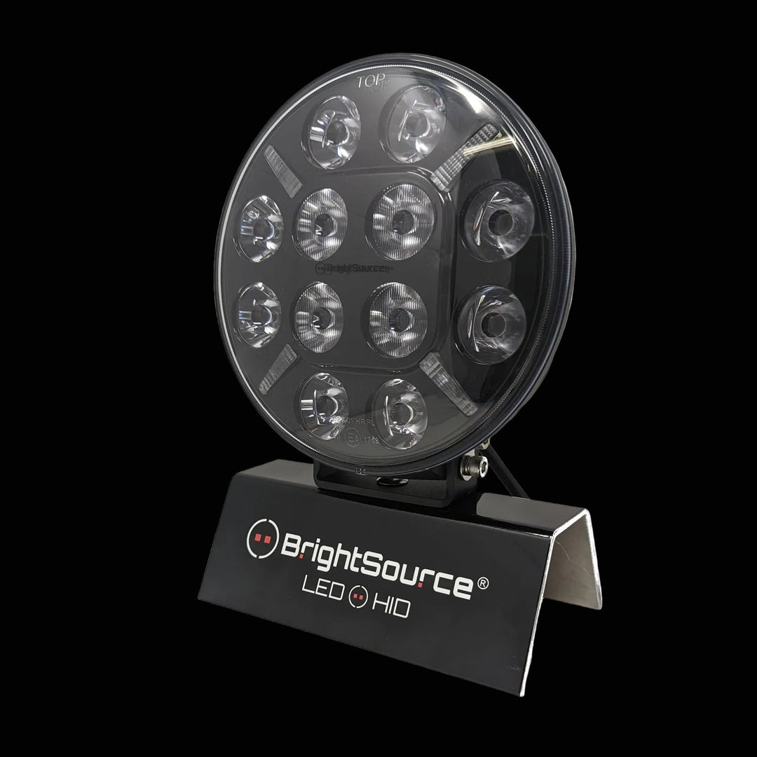 7" Titanium Driving Light with Amber/White Position
