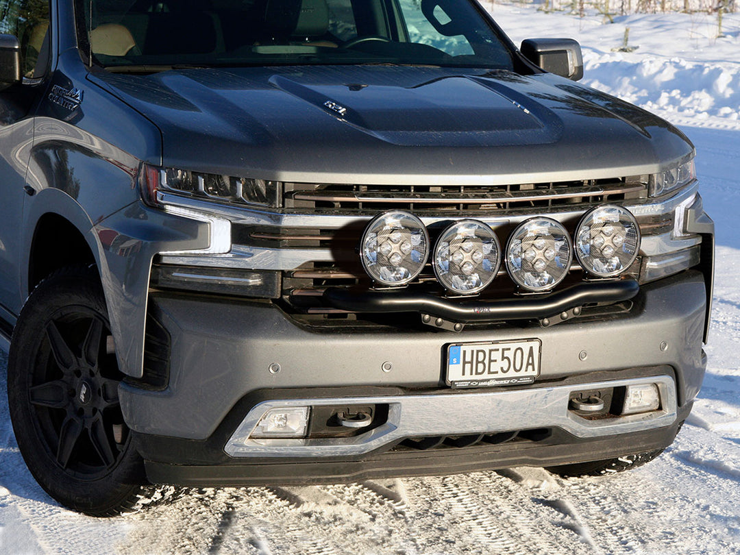 BUMPER BRACKET Q-LIGHT 4 Chevrolet Silverado 1500 High Country 19-22 front bar for 4 lights
