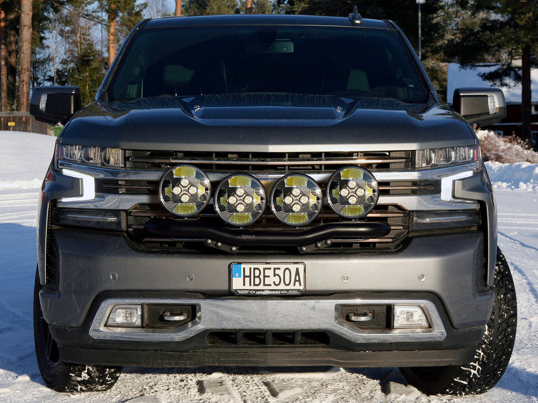 BUMPER BRACKET Q-LIGHT 4 Chevrolet Silverado 1500 High Country 19-22 front bar for 4 lights