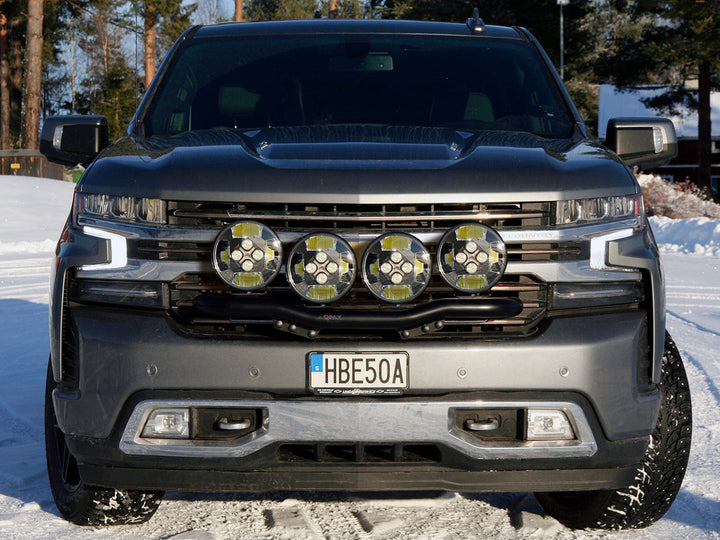 BUMPER BRACKET Q-LIGHT 4 Chevrolet Silverado 1500 High Country 19-22 front bar for 4 lights